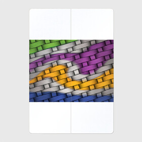 Магнитный плакат 2Х3 с принтом АБСТРАКТ в Санкт-Петербурге, Полимерный материал с магнитным слоем | 6 деталей размером 9*9 см | молодежное | плетение | плетенка | хайп | цветное | циновка