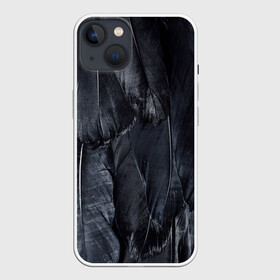 Чехол для iPhone 13 с принтом ВОРОНА в Санкт-Петербурге,  |  | ворона | готика | мрачное | перья | хайп