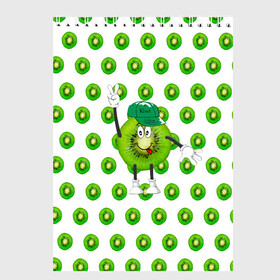Скетчбук с принтом Mr Kiwi в Санкт-Петербурге, 100% бумага
 | 48 листов, плотность листов — 100 г/м2, плотность картонной обложки — 250 г/м2. Листы скреплены сверху удобной пружинной спиралью | happy kiwi | kiwi | еда | киви | мистер киви | счастливый киви | ягода