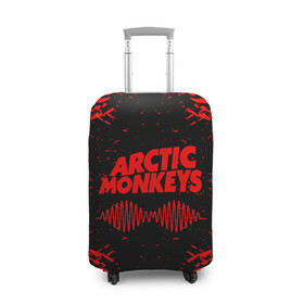 Чехол для чемодана 3D с принтом arctic monkeys в Санкт-Петербурге, 86% полиэфир, 14% спандекс | двустороннее нанесение принта, прорези для ручек и колес | arctic monkeys | arctic monkeys live | do i wanna know | domino | domino records | full album | lyrics | mardy bum | whyd you only call me when youre high | арктические обезьяны | домино пластинки | полный альбом | тексты песен