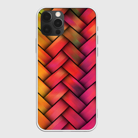 Чехол для iPhone 12 Pro Max с принтом Сплетение в Санкт-Петербурге, Силикон |  | молодежное | пестрое | плетенка | счастье | хайп | цветное