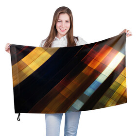 Флаг 3D с принтом Суперстайл в Санкт-Петербурге, 100% полиэстер | плотность ткани — 95 г/м2, размер — 67 х 109 см. Принт наносится с одной стороны | 90 е | абстракция | классика | модное | стиль