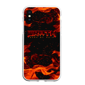 Чехол для iPhone XS Max матовый с принтом WRATH: Aeon of Ruin FIRE в Санкт-Петербурге, Силикон | Область печати: задняя сторона чехла, без боковых панелей | 90 е | aeon of ruin | quake | tegunvteg | wrath | wrath: aeon of ruin | игра | компьютерная игра | монстры | огонь | пламя | ретро | реьро шутер | шутер