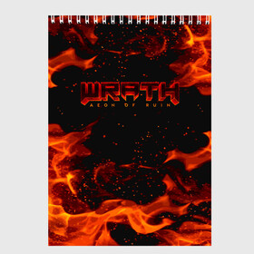 Скетчбук с принтом WRATH: Aeon of Ruin FIRE в Санкт-Петербурге, 100% бумага
 | 48 листов, плотность листов — 100 г/м2, плотность картонной обложки — 250 г/м2. Листы скреплены сверху удобной пружинной спиралью | 90 е | aeon of ruin | quake | tegunvteg | wrath | wrath: aeon of ruin | игра | компьютерная игра | монстры | огонь | пламя | ретро | реьро шутер | шутер