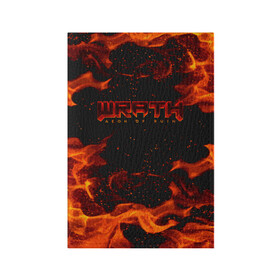 Обложка для паспорта матовая кожа с принтом WRATH: Aeon of Ruin FIRE в Санкт-Петербурге, натуральная матовая кожа | размер 19,3 х 13,7 см; прозрачные пластиковые крепления | 90 е | aeon of ruin | quake | tegunvteg | wrath | wrath: aeon of ruin | игра | компьютерная игра | монстры | огонь | пламя | ретро | реьро шутер | шутер