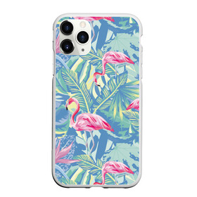 Чехол для iPhone 11 Pro матовый с принтом фламинго в Санкт-Петербурге, Силикон |  | flamingo | птицы | розовый | фламинго