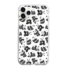 Чехол для iPhone 11 Pro матовый с принтом Акварельные панды паттерн в Санкт-Петербурге, Силикон |  | art | black white | cute | funny panda | panda | pandas | pattern | watercolor | акварель | акварельный рисунок | арт | детский рисунок | маленькие панды | медведи | медвежата | милые панды | мишки | панда | пандочка | пандочки | узор