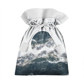 Подарочный 3D мешок с принтом Вершина Горы в Санкт-Петербурге, 100% полиэстер | Размер: 29*39 см | Тематика изображения на принте: воздух | горы | женская | молодеж | мужская | отдых | пейзаж | природа | свобода
