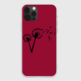 Чехол для iPhone 12 Pro Max с принтом Dandelion flight. Red Frame в Санкт-Петербурге, Силикон |  | dandelion | flight | garden | human | people | travel | люди | на | одуванчик | одуванчике | парение | парить | полет | путешествие | растение | человек