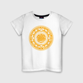 Детская футболка хлопок с принтом Магический круг в Санкт-Петербурге, 100% хлопок | круглый вырез горловины, полуприлегающий силуэт, длина до линии бедер | доктор стрэндж | константин | круг | магия | сверхъестественное
