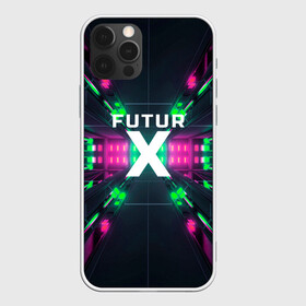 Чехол для iPhone 12 Pro Max с принтом FuturX в Санкт-Петербурге, Силикон |  | будущее | киберпанк | крест | неон | технологии