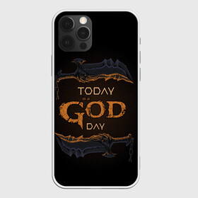 Чехол для iPhone 12 Pro Max с принтом God day GOW в Санкт-Петербурге, Силикон |  | gad of war | game | games | god of war | god of wor | бог войны | игра | игры | кинжалы | кратос | праздник