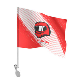 Флаг для автомобиля с принтом Honda - Strokes в Санкт-Петербурге, 100% полиэстер | Размер: 30*21 см | accord | auto | civic | crv | honda | logo | moto | motors | sport | авто | автомобиль | аккорд | гонки | краска | лого | логотип | логотипы | марка | мото | моторс | мотоцикл | серия | символ | символы | спорт | хонда | цивик