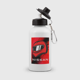 Бутылка спортивная с принтом Nissan - Paint в Санкт-Петербурге, металл | емкость — 500 мл, в комплекте две пластиковые крышки и карабин для крепления | auto | logo | moto | nissan | symbol | авто | автомобиль | гонки | знак | краска | лого | логотип | логотипы | марка | машина | мото | ниссан | символ | символы