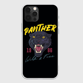 Чехол для iPhone 12 Pro Max с принтом Пантера 1986 в Санкт-Петербурге, Силикон |  | 1986 | panther | джунгли | дикая | кошка | пантера