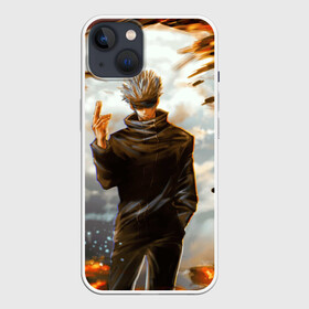 Чехол для iPhone 13 с принтом Магическая битва в Санкт-Петербурге,  |  | anime | jujutsu kaisen | manga | sorcery fight | аниме | годжо сатору | итадори юдзи | магическая битва | манга