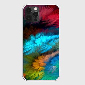 Чехол для iPhone 12 Pro Max с принтом Цветной дестрой в Санкт-Петербурге, Силикон |  | абстракция | молодежное | пестрое | тренд | хайп | цветное