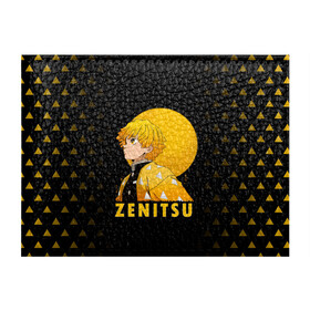 Обложка для студенческого билета с принтом ZENITSU Kimetsu no Yaiba в Санкт-Петербурге, натуральная кожа | Размер: 11*8 см; Печать на всей внешней стороне | Тематика изображения на принте: demon slayer | kamado | kimetsu no yaiba | nezuko | tanjiro | аниме | гию томиока | зеницу агацума | иноске хашибира | камадо | клинок | корзинная девочка | манга | музан кибуцуджи | незуко | рассекающий демонов | танджиро