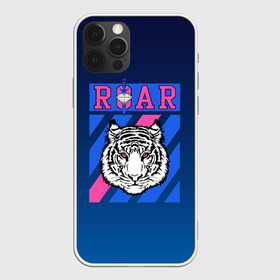 Чехол для iPhone 12 Pro с принтом Roar Tiger в Санкт-Петербурге, силикон | область печати: задняя сторона чехла, без боковых панелей | roar | большая кошка | полосатый | тигр | тигрица | хищник