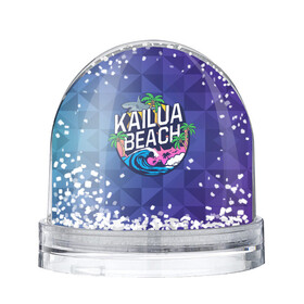 Снежный шар с принтом KAILUA BEACH в Санкт-Петербурге, Пластик | Изображение внутри шара печатается на глянцевой фотобумаге с двух сторон | kailua | акула | закат | море | отдых | отпуск | пальмы | пляж