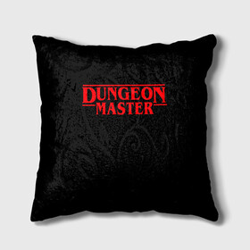 Подушка 3D с принтом Stranger Dungeon Master в Санкт-Петербурге, наволочка – 100% полиэстер, наполнитель – холлофайбер (легкий наполнитель, не вызывает аллергию). | состоит из подушки и наволочки. Наволочка на молнии, легко снимается для стирки | aniki | billy | boss | boy | bucks | dark | deep | door | dungeon | fantasy | gachi | gachimuchi | gym | hundred | master | muchi | next | stranger | the | things | three | van | wee | билли | ван | гачи | гачимучи | дела | мучи |