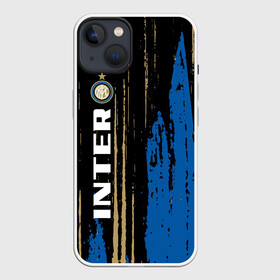 Чехол для iPhone 13 с принтом INTER. в Санкт-Петербурге,  |  | football | football club | inter | sport | интер | спорт | спортивные | униформа | фирменные цвета | футбол | футбольный клуб