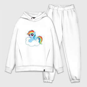 Мужской костюм хлопок OVERSIZE с принтом My Little Pony Rainbow Dash в Санкт-Петербурге,  |  | applejack | friendship | mylittlepony | rainbow dash | twilight sparkle | waifu | вайфу | дружба это магия | друзья | кони | моя маленькая пони | мультфильм | пони | радуга | ренбоу деш | эплджек