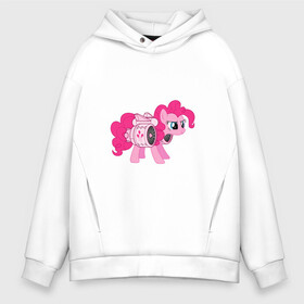 Мужское худи Oversize хлопок с принтом Pinkie Pie   в Санкт-Петербурге, френч-терри — 70% хлопок, 30% полиэстер. Мягкий теплый начес внутри —100% хлопок | боковые карманы, эластичные манжеты и нижняя кромка, капюшон на магнитной кнопке | Тематика изображения на принте: applejack | friendship | mylittlepony | rainbow dash | twilight sparkle | waifu | вайфу | дружба это магия | друзья | кони | моя маленькая пони | мультфильм | пони | радуга | ренбоу деш | эплджек