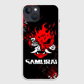 Чехол для iPhone 13 с принтом SAMURAI  CYBERPUNK 2077 в Санкт-Петербурге,  |  | 2020 | cyberpunk 2077 | future | hack | keanu reeves | night city | samurai | sci fi | trauma team | киану ривз | киберпанк | киберпанк 2077 | логотип | роботы | самураи | фантастика