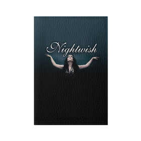 Обложка для паспорта матовая кожа с принтом Nightwish with Tarja в Санкт-Петербурге, натуральная матовая кожа | размер 19,3 х 13,7 см; прозрачные пластиковые крепления | Тематика изображения на принте: nightwish | tarja | tarja turanen | turunen | найтвиш | тарья | тарья турунен | турунен