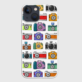 Чехол для iPhone 13 mini с принтом Фотоаппараты в Санкт-Петербурге,  |  | камера | фотик | фото | фотоаппарат | фотограф | фотокамера