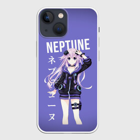 Чехол для iPhone 13 mini с принтом Нептун   Neptune в Санкт-Петербурге,  |  | anime | hyperdimension | nep nep | nepko | neppy | neptuna | neptune | purple heart | альтернативная игра | аниме | пурпурное сердце
