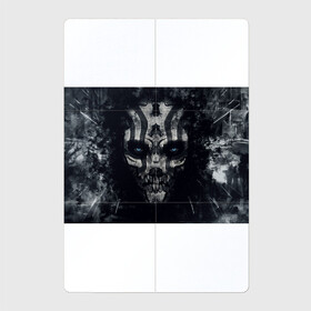 Магнитный плакат 2Х3 с принтом OLD SHAMAN в Санкт-Петербурге, Полимерный материал с магнитным слоем | 6 деталей размером 9*9 см | hardcore | shaman | skull | готика | неформальное | череп | шаман