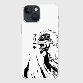 Чехол для iPhone 13 mini с принтом Rage of Kurosaki Ichigo в Санкт-Петербурге,  |  | Тематика изображения на принте: anime | bleach | аниме | блич | герой | зло | иероглифы | куросаки ичиго | персонаж | япония