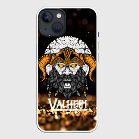 Чехол для iPhone 13 с принтом Valheim Viking Gold в Санкт-Петербурге,  |  | fantasy | mmo | valheim | valve | валхейм | вальхейм | викинги | выживалка | игра | королевская битва | ммо | ролевая игра | фэнтази