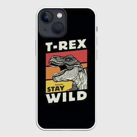Чехол для iPhone 13 mini с принтом T rex Wild в Санкт-Петербурге,  |  | 1976 | dino | t rex | trex | дино | динозавр | тирекс | хищник