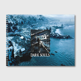 Альбом для рисования с принтом DARKSOULS | Project Dark в Санкт-Петербурге, 100% бумага
 | матовая бумага, плотность 200 мг. | dark souls | darksouls | tegunvte | темные души