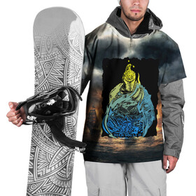 Накидка на куртку 3D с принтом DARKSOULS | ТЁМНЫЕ ДУШИ 2 в Санкт-Петербурге, 100% полиэстер |  | dark souls | darksouls | tegunvte | темные души