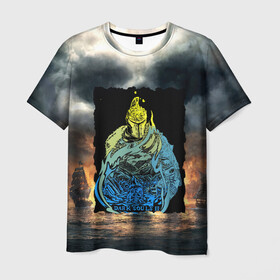Мужская футболка 3D с принтом DARKSOULS | ТЁМНЫЕ ДУШИ 2 в Санкт-Петербурге, 100% полиэфир | прямой крой, круглый вырез горловины, длина до линии бедер | dark souls | darksouls | tegunvte | темные души