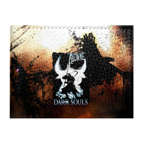 Обложка для студенческого билета с принтом DARKSOULS KNIGHT в Санкт-Петербурге, натуральная кожа | Размер: 11*8 см; Печать на всей внешней стороне | Тематика изображения на принте: dark souls | darksouls | tegunvte | темные души