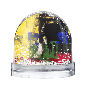 Снежный шар с принтом Мазок художника! в Санкт-Петербурге, Пластик | Изображение внутри шара печатается на глянцевой фотобумаге с двух сторон | абстракция | картина | молодежное | пестрое | хайп
