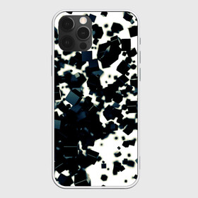 Чехол для iPhone 12 Pro с принтом KUBIKI в Санкт-Петербурге, силикон | область печати: задняя сторона чехла, без боковых панелей | bricks | абстракция | кубики | молодежное | пестрое | черно белое