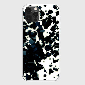Чехол для iPhone 12 Pro Max с принтом KUBIKI в Санкт-Петербурге, Силикон |  | bricks | абстракция | кубики | молодежное | пестрое | черно белое