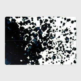 Магнитный плакат 3Х2 с принтом KUBIKI в Санкт-Петербурге, Полимерный материал с магнитным слоем | 6 деталей размером 9*9 см | bricks | абстракция | кубики | молодежное | пестрое | черно белое