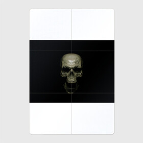 Магнитный плакат 2Х3 с принтом SKULL в Санкт-Петербурге, Полимерный материал с магнитным слоем | 6 деталей размером 9*9 см | black | skull | subculture | рок | череп | черное