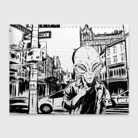 Обложка для студенческого билета с принтом Портрет пришельца в Нью Йорке в Санкт-Петербурге, натуральная кожа | Размер: 11*8 см; Печать на всей внешней стороне | alien | art | hipster | illustration | landscape | new york | ufo | арт | иллюстрация | инопланетянин | картина | нло | нью йорк | пейзаж | пешеходный переход | пришелец | рисунок | рисунок карандашом | светофор | указатель
