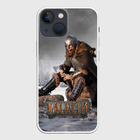 Чехол для iPhone 13 mini с принтом Valheim Викинг в Санкт-Петербурге,  |  | fantasy | mmo | valheim | valve | валхейм | вальхейм | викинги | выживалка | игра | королевская битва | ммо | ролевая игра | фэнтази