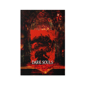 Обложка для паспорта матовая кожа с принтом DARK SOULS GAME STORY в Санкт-Петербурге, натуральная матовая кожа | размер 19,3 х 13,7 см; прозрачные пластиковые крепления | Тематика изображения на принте: dark souls | darksouls | tegunvte | темные души