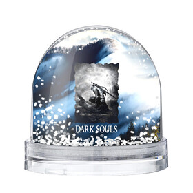 Снежный шар с принтом DARKSOULS WINTER в Санкт-Петербурге, Пластик | Изображение внутри шара печатается на глянцевой фотобумаге с двух сторон | dark souls | darksouls | tegunvte | темные души