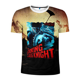Мужская футболка 3D спортивная с принтом darksouls : glass knight в Санкт-Петербурге, 100% полиэстер с улучшенными характеристиками | приталенный силуэт, круглая горловина, широкие плечи, сужается к линии бедра | dark souls | darksouls | tegunvte | темные души